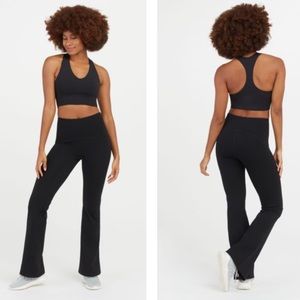 SPANX High Rise Flared Yoga Pants Black